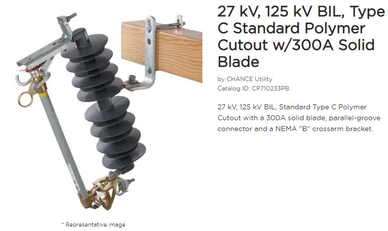 27KV 300A SOLID BLADE BRK